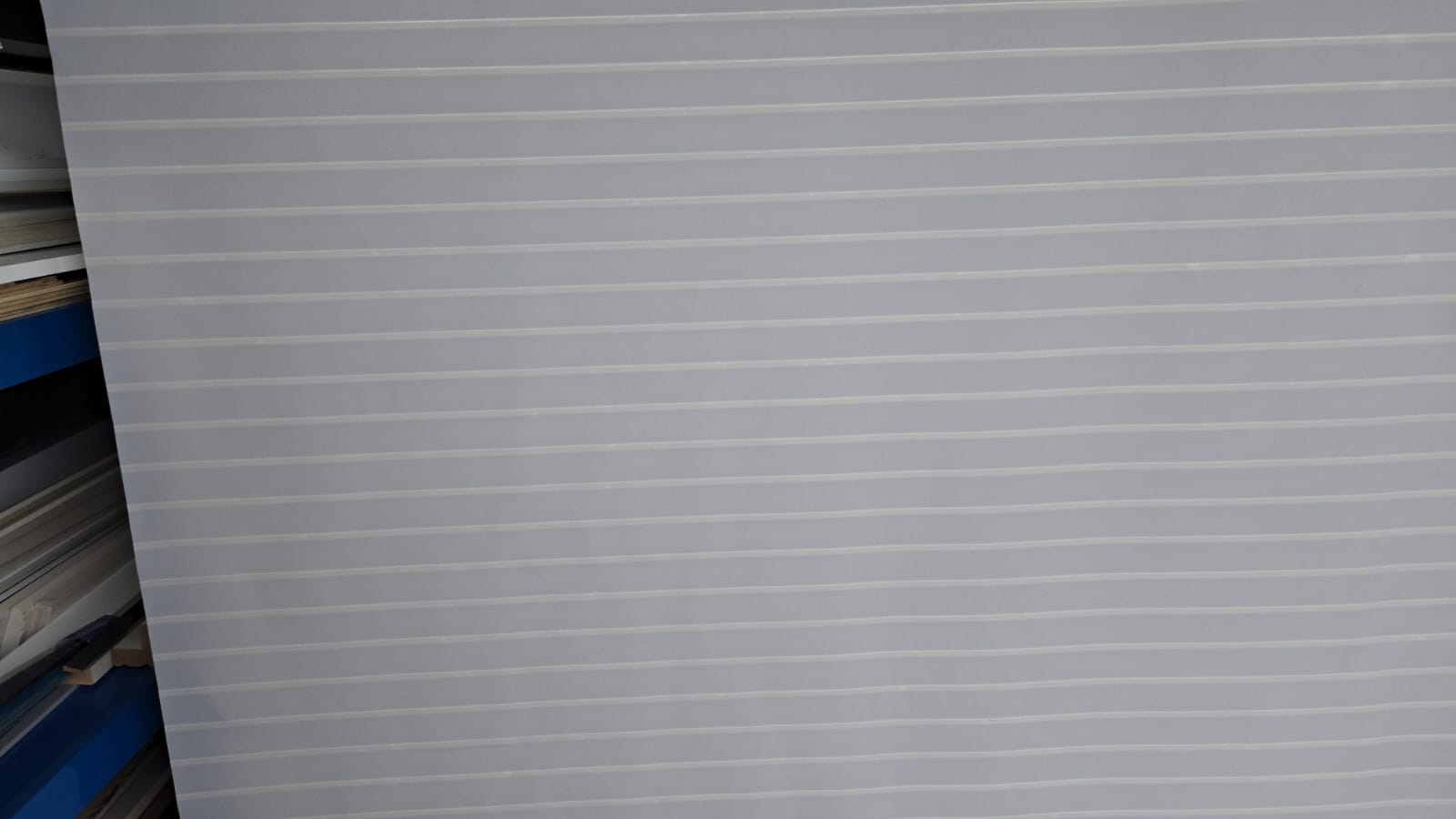 Clean cellular shade after ultrasonic blind cleaning